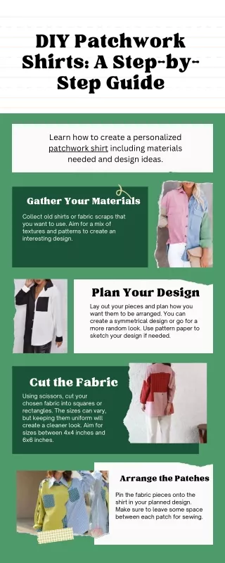DIY Patchwork Shirts A Step-by-Step Guide