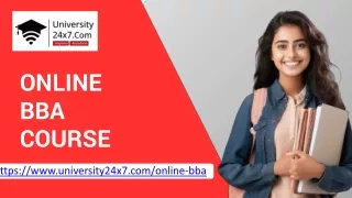 Online BBA Degree program @ 1,850 per month by Top Universities