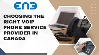 Choosing the Right VOIP Phone Service Provider in Canada