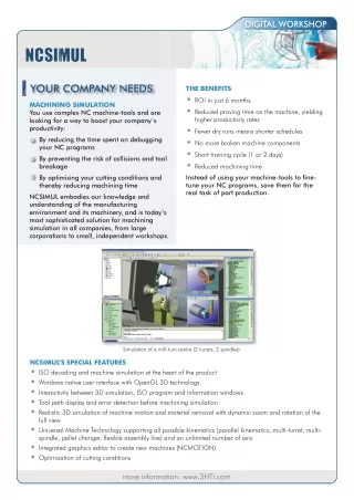 Streamline Your Manufacturing Processes with NCSIMUL