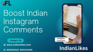 Boost Indian Instagram Comments - IndianLikes