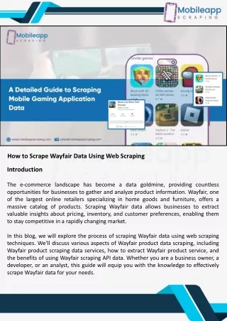 How to Scrape Wayfair Data Using Web Scraping