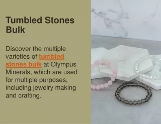 Tumbled Stones Bulk