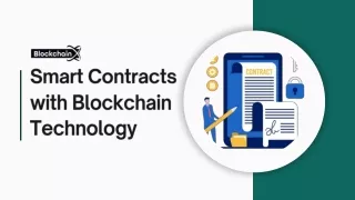 smart contracts development with blockchain technology