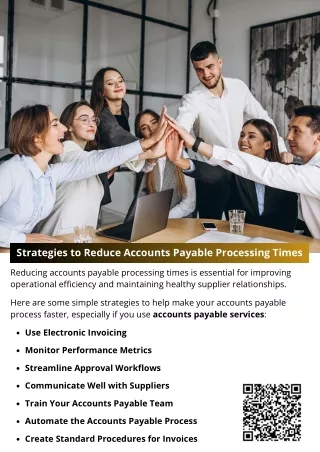 Strategies to Reduce Accounts Payable Processing Times