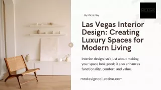 Elevate Your Living Space with Premier Las Vegas Interior Design