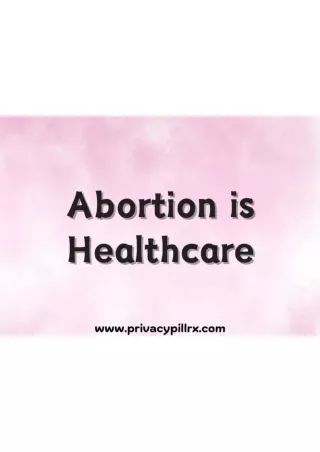 Abortion is Healthcare