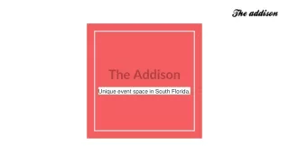 Elegant Wedding Boca Raton: The Addison – Premier Event Venue and Wedding Recept
