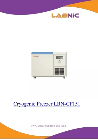 Cryogenic-Freezer-LBN-CF151