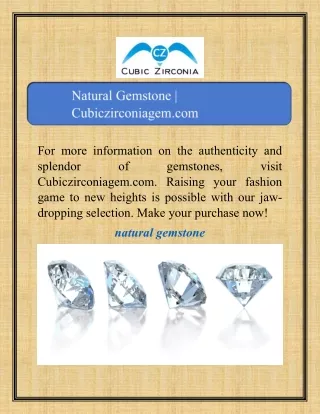 Natural Gemstone | Cubiczirconiagem.com