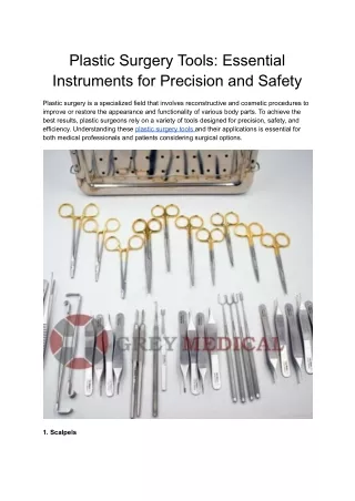 Plastic Surgery Tools_ Essential Instruments for Precision and Safety (1)