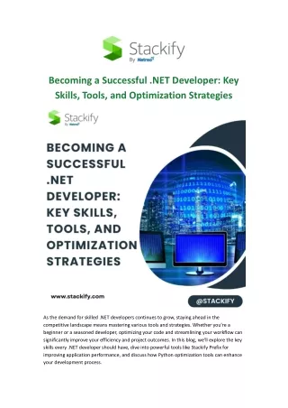 Becoming a Successful .NET Developer: Key Skills, Tools