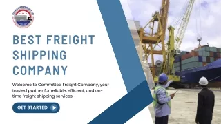 Best freight shipping company