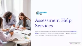 Top Assessment Help Services Transform Your Study Routine