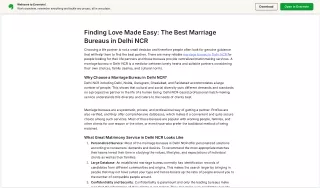 Finding Love Made Easy: The Best Marriage Bureaus in Delhi NCR