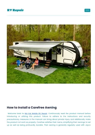 carefree awning