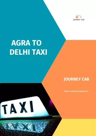 Agra to delhi taxi