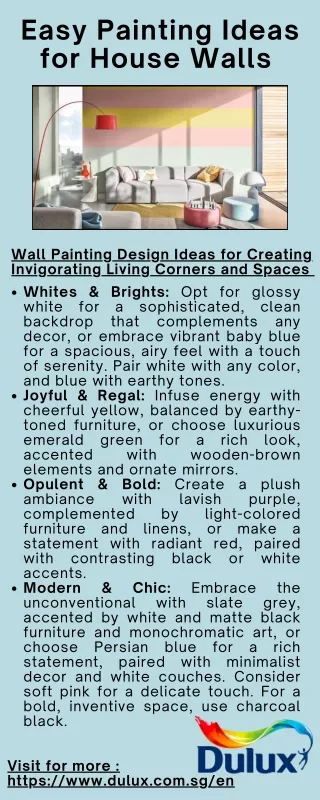 Easy Painting Ideas for House Walls