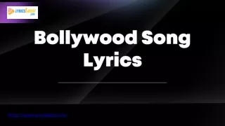 Bollywood Song Lyrics