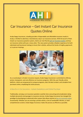 Car Insurance Get Instant Car Insurance Quotes Online