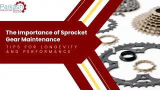 The Importance of Sprocket Gear Maintenance Tips for Longevity and Performance