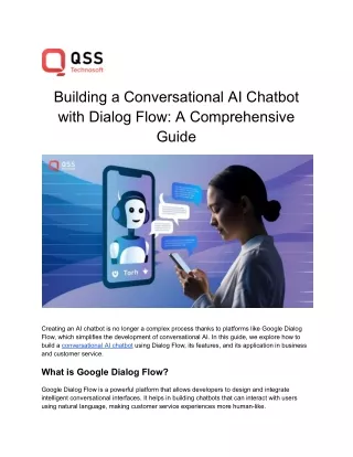 Building A Conversational AI Chatbot with Dialogflow