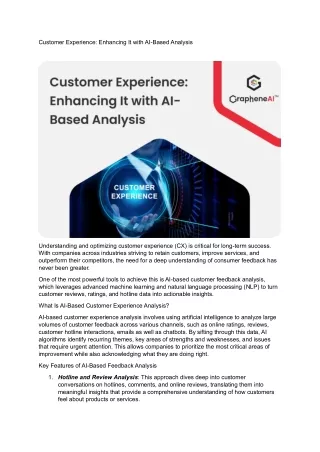 customer-experience-enhancing-with-ai-analysis