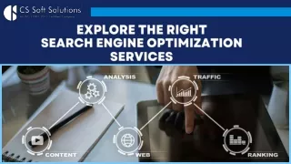 Explore the Right Search Engine Optimization Services By C.S. Soft Solutions