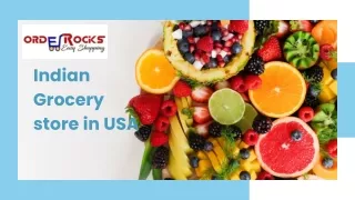 Indian Grocery store in USA