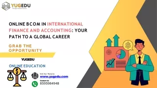 Online BBA in Financial Markets: Yugedu | Online Education