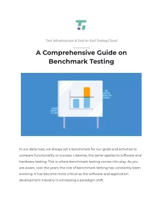 A Comprehensive Guide on Benchmark Testing