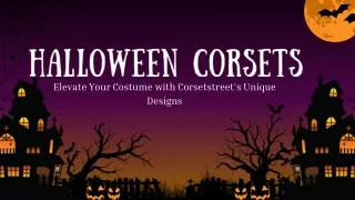 Halloween Corsets Collection - BIG SALE