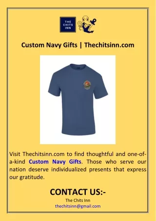 Custom Navy Gifts  Thechitsinn.com