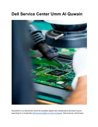 Dell Service Center Umm Al Quwain