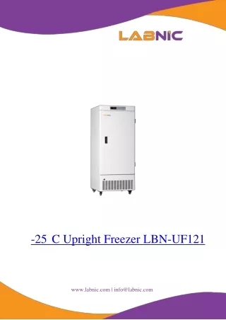 -25°C-Upright-Freezer-LBN-UF121