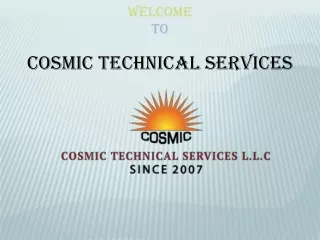 Professional Concrete Cutting Company in Dubai | Cosmic Technical Service LLC