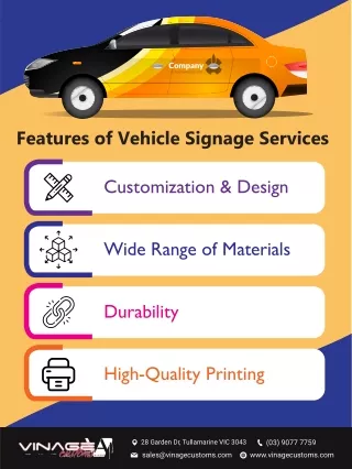 Vehicle Signage Services