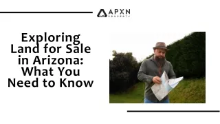 Exploring Land for Sale in Arizona: What You Need to Know