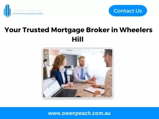 Your Trusted Mortgage Broker in Wheelers Hill