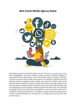 Best Social Media Agency Dubai