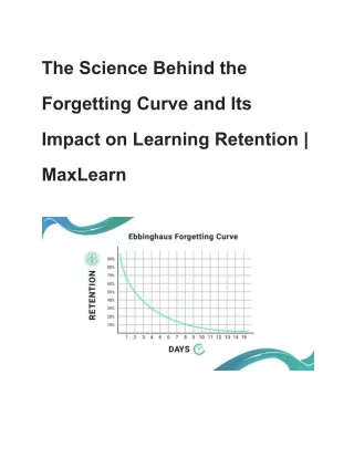 The Science Behind the Forgetting Curve and Its Impact on Learning Retention _ MaxLearn
