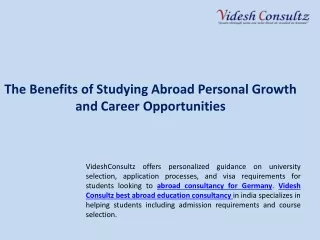 The Benefits of Studying Abroad Personal Growth and Career Opportunities