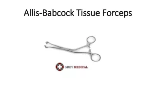 Allis-Babcock Tissue Forceps
