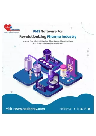 PMS Software For Revolutionizing Pharma Industry -  Healthray