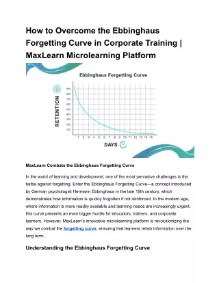 How to Overcome the Ebbinghaus Forgetting Curve in Corporate Training _ MaxLearn Microlearning Platform