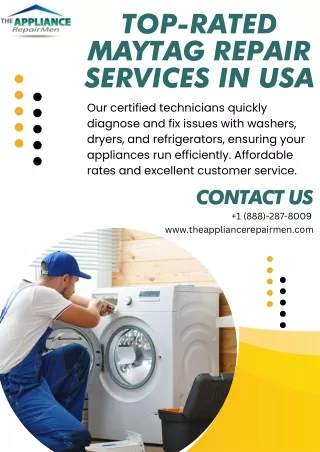 Trusted Maytag Repair Services Near You - The Appliance Repairmen