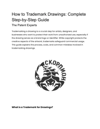 How to Trademark Drawings: Complete Step-by-Step Guide | The Patent Experts