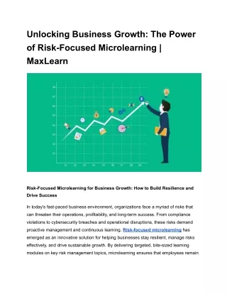 Unlocking Business Growth_ The Power of Risk-Focused Microlearning _ MaxLearn