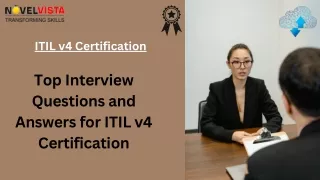 Top Interview Questions and Answers for ITIL v4 Certification
