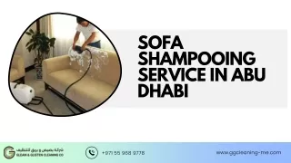 Sofa Shampooing service in Abu Dhabi